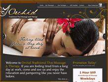 Tablet Screenshot of orchidmassage.com.au